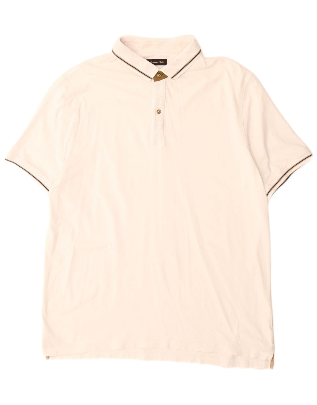 Męska koszulka polo Massimo Dutti 2XL w kolorze złamanej bieli