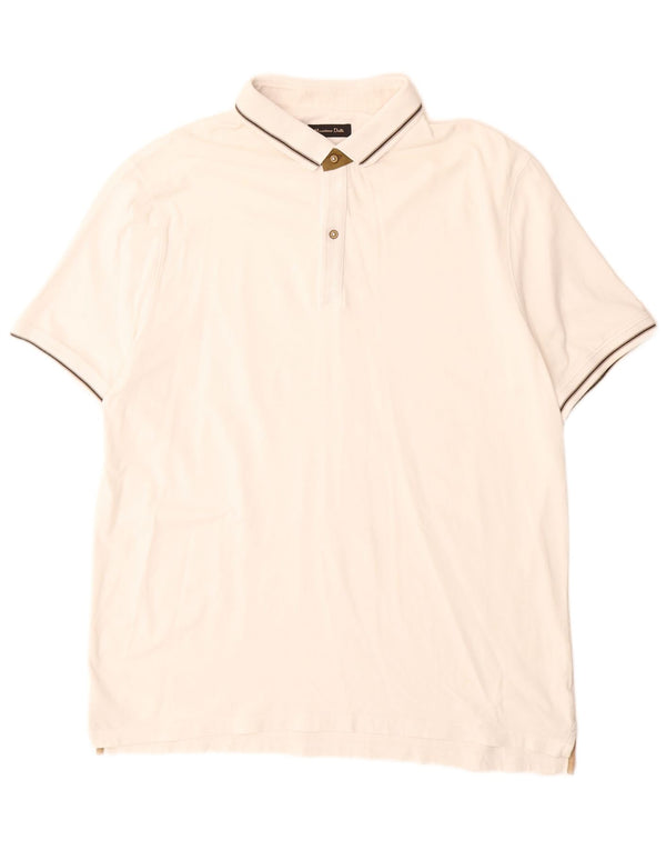 Męska koszulka polo Massimo Dutti 2XL w kolorze złamanej bieli