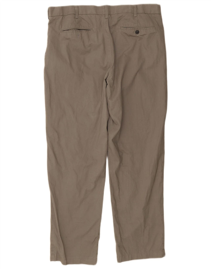 Męskie spodnie chino o regularnym kroju Marks & Spencer W36 L30 szare