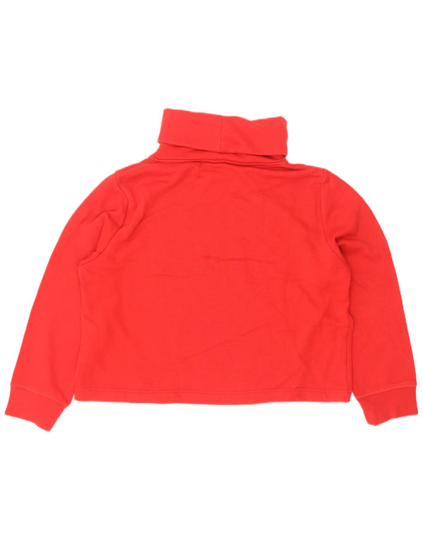 Damska bluza oversize Zara z okrągłym dekoltem, UK 18 XL, czerwona
