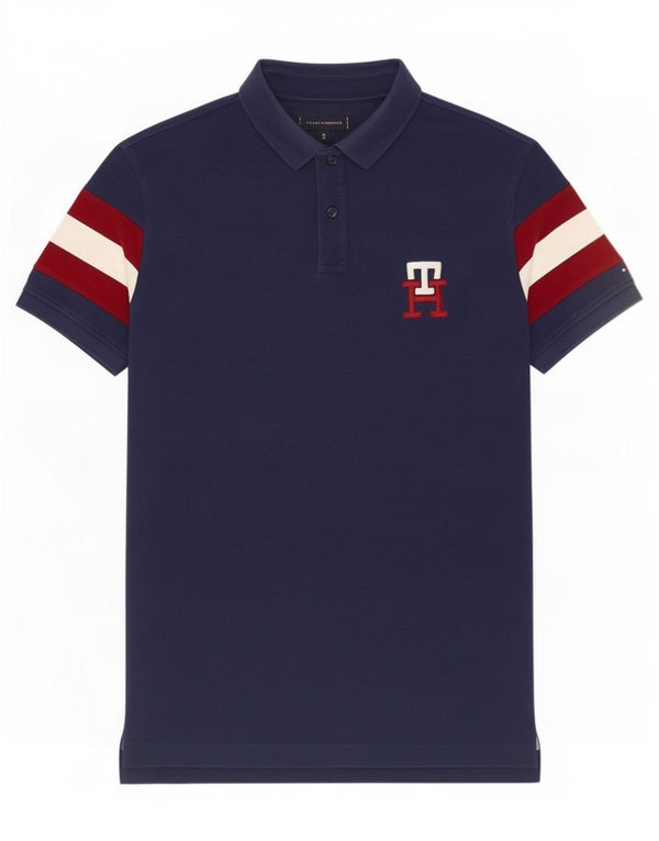 Męska koszulka polo Tommy Hilfiger o regularnym kroju, w kolorze średniego granatu