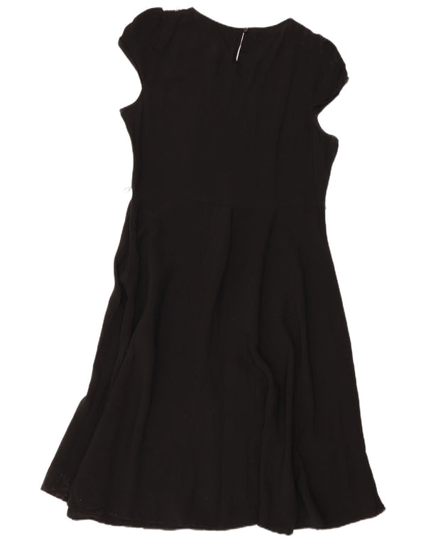 Damska sukienka o linii A MONSOON UK 18 XL, czarna bawełna