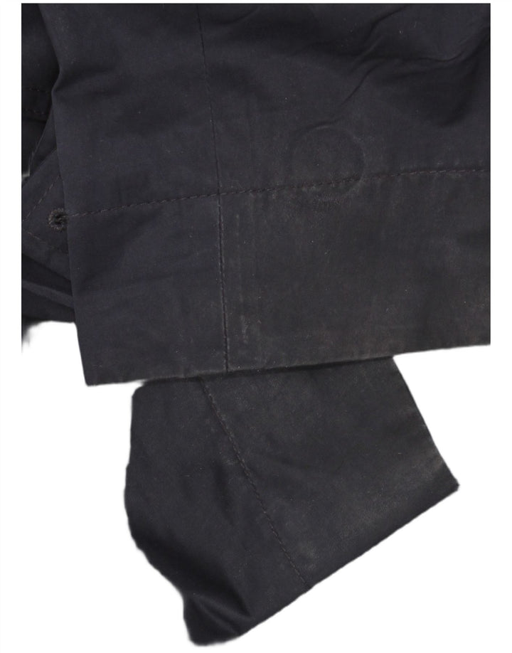 Płaszcz męski HUGO BOSS IT 56 3XL granatowy poliester