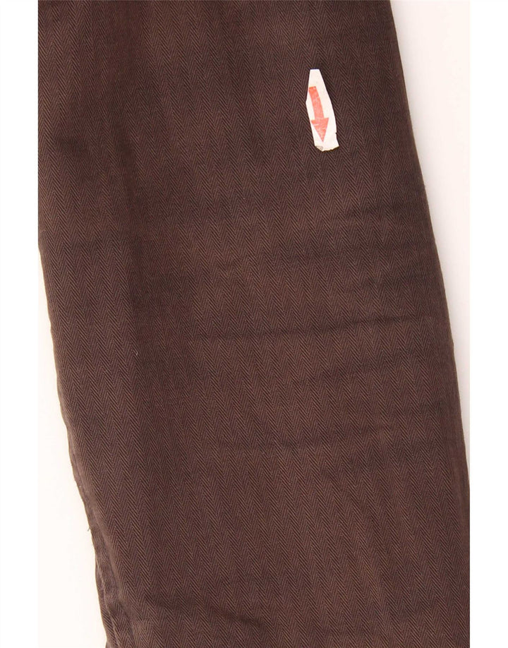 Damska kurtka wiatrówka Levi's UK 10 Small Brown w jodełkę