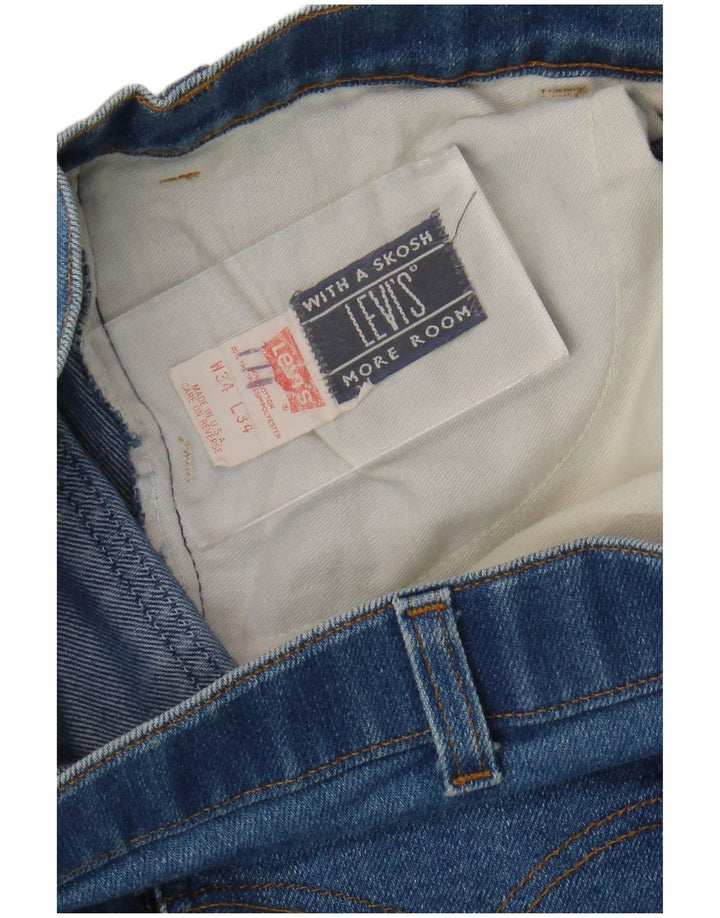 Męskie proste dżinsy Levi's W34 L34 Niebieskie bawełniane