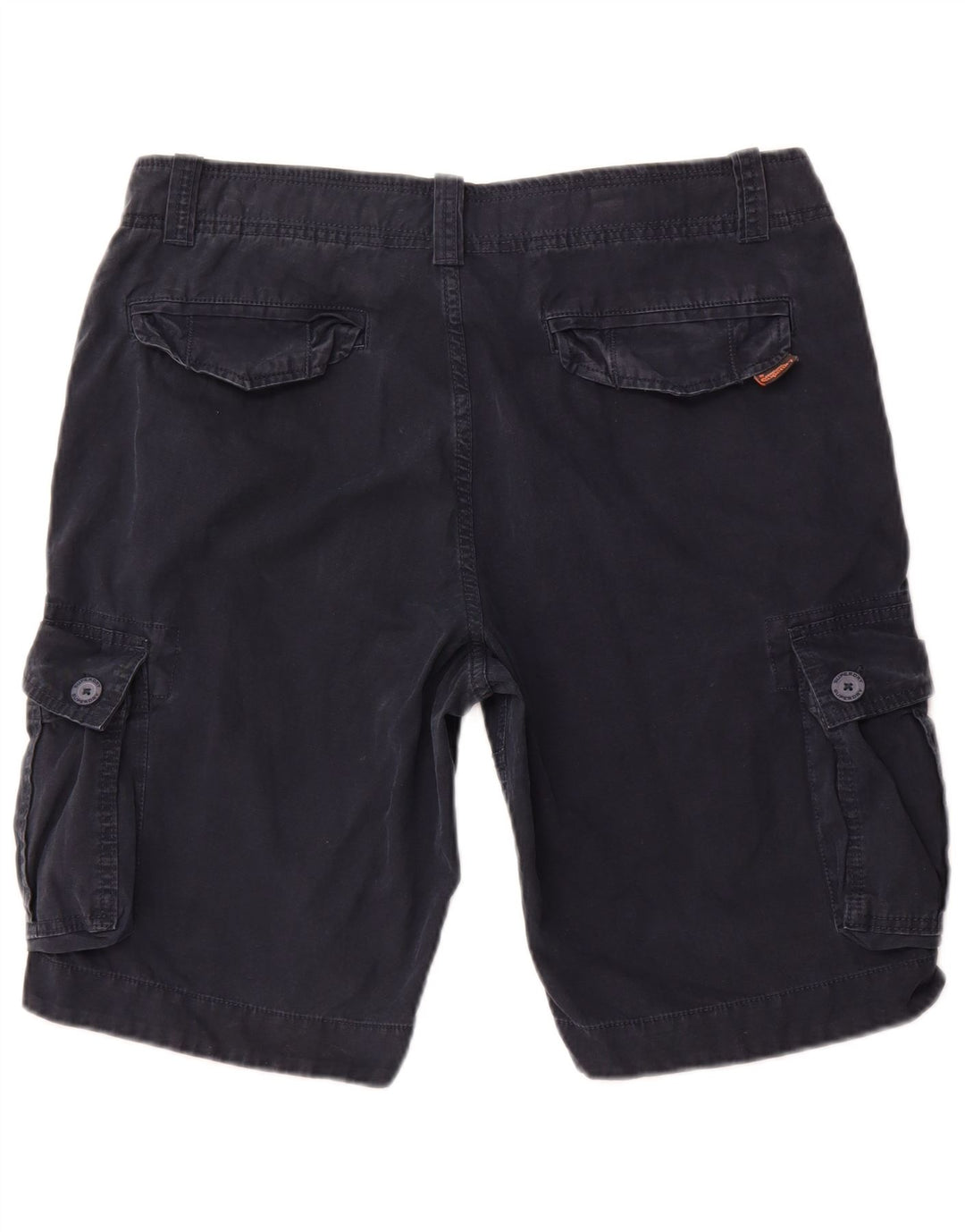 Męskie spodenki cargo SUPERDRY XL W38, granatowe, bawełniane