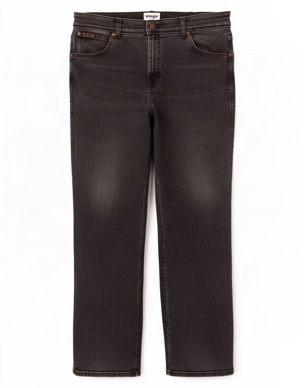 Męskie jeansy Wrangler Texas Straight W40 L32 Szara bawełna