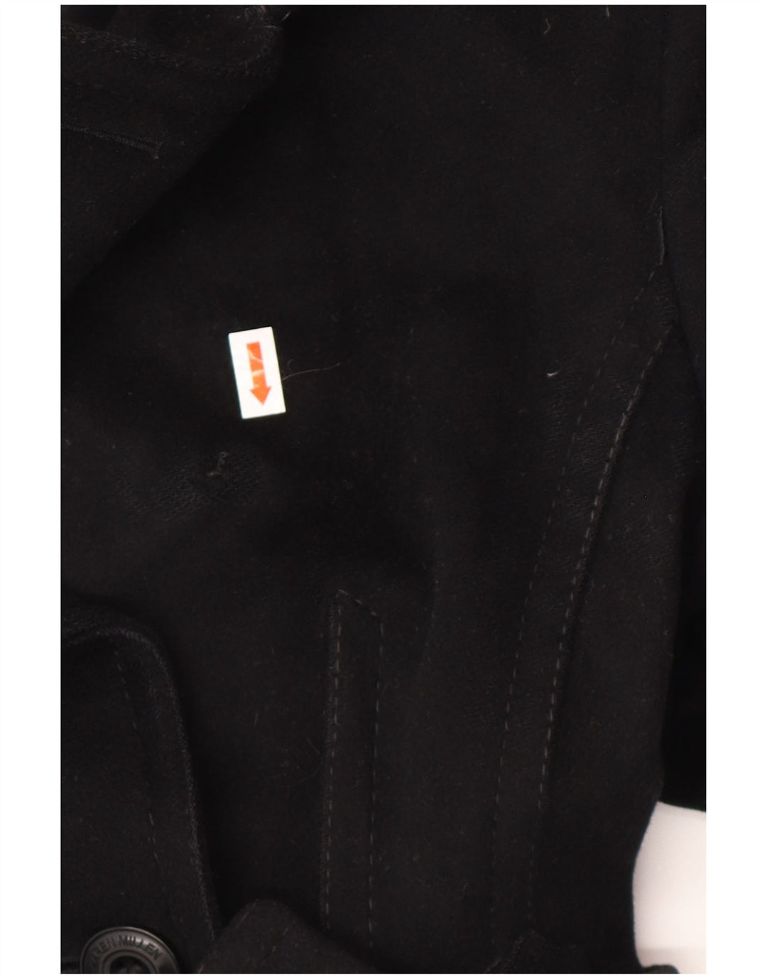 KAREN MILLEN Damski trencz UK 8 Small, czarna wełna