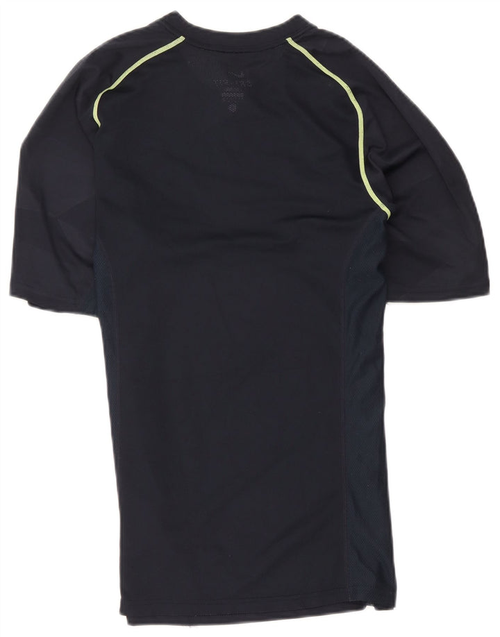 Męski T-shirt Nike Dri Fit, mały, granatowy, poliestrowy