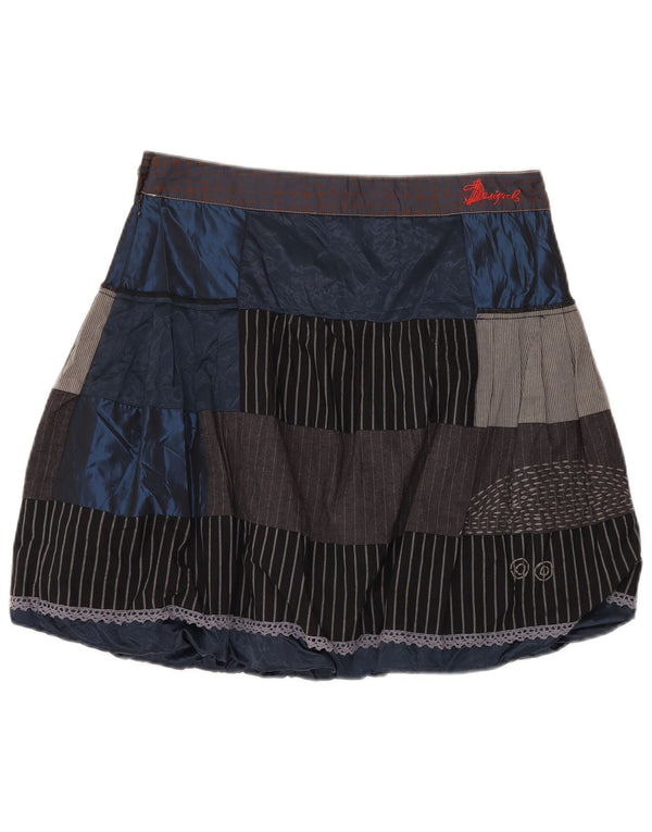 DESIGUAL Damska spódnica bąbelkowa EU 40 Medium W32 Wielobarwny patchwork