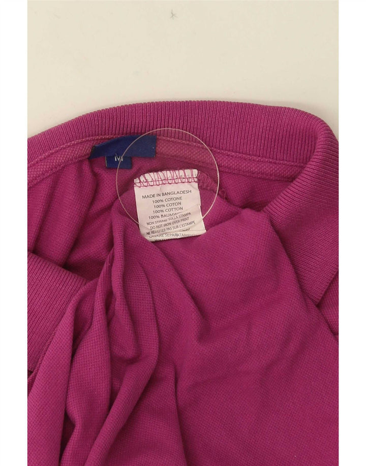 Męska koszulka polo Asics, średnia bordowa bawełna