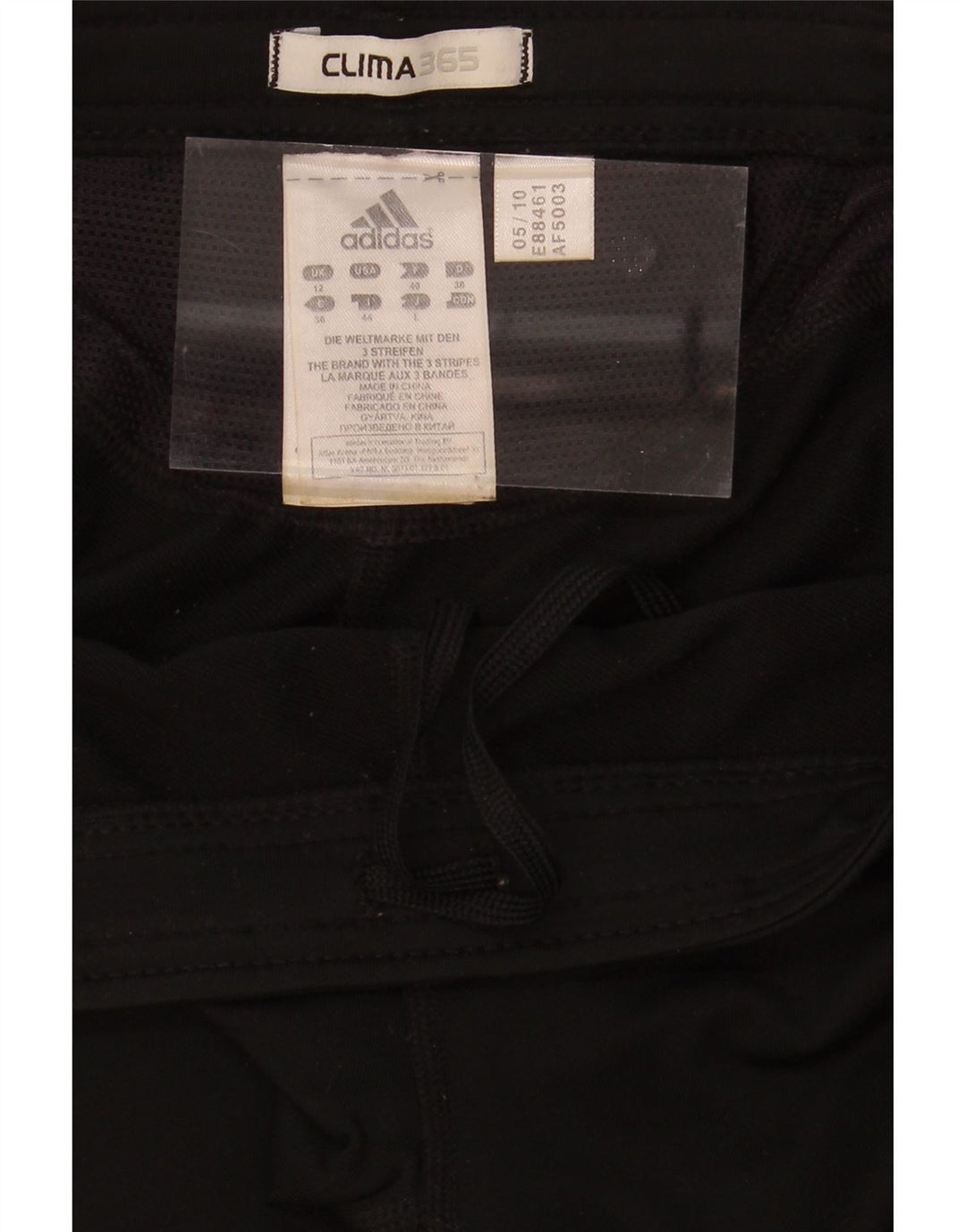 ADIDAS Womens Clima 365 Leggings UK 12 Medium Black Polyester Vintage Adidas and Second-Hand Adidas from Messina Hembry 