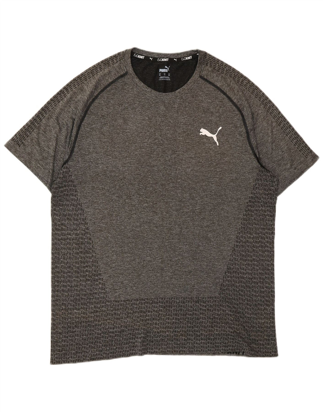 Męska koszulka T-shirt PUMA XL, szara, nakrapiana