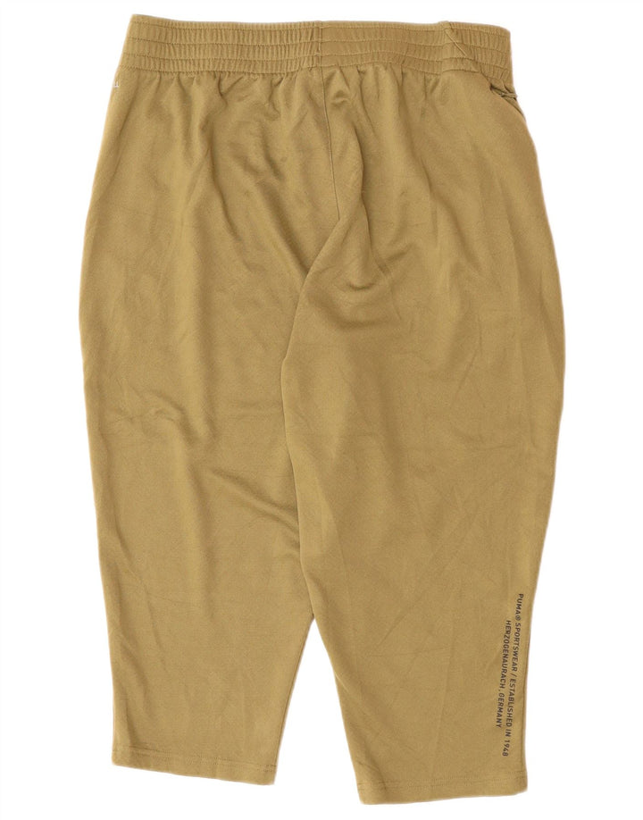 Męskie bermudy sportowe PUMA, duży poliester khaki