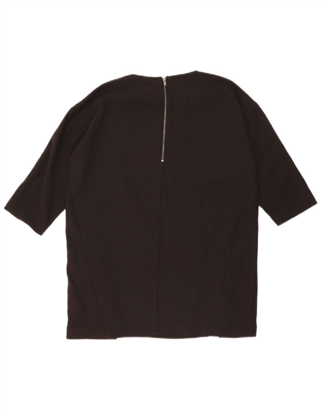 Damska bluzka oversize z rękawem 3/4 Oasis, rozmiar UK 10, mały, czarny poliester