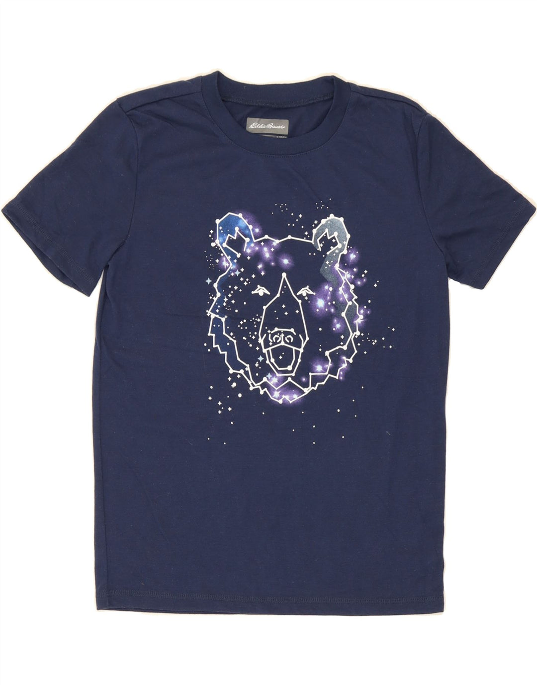 EDDIE BAUER Boys Graphic T-Shirt Top 10-11 Years Medium Navy Blue Vintage Eddie Bauer and Second-Hand Eddie Bauer from Messina Hembry 