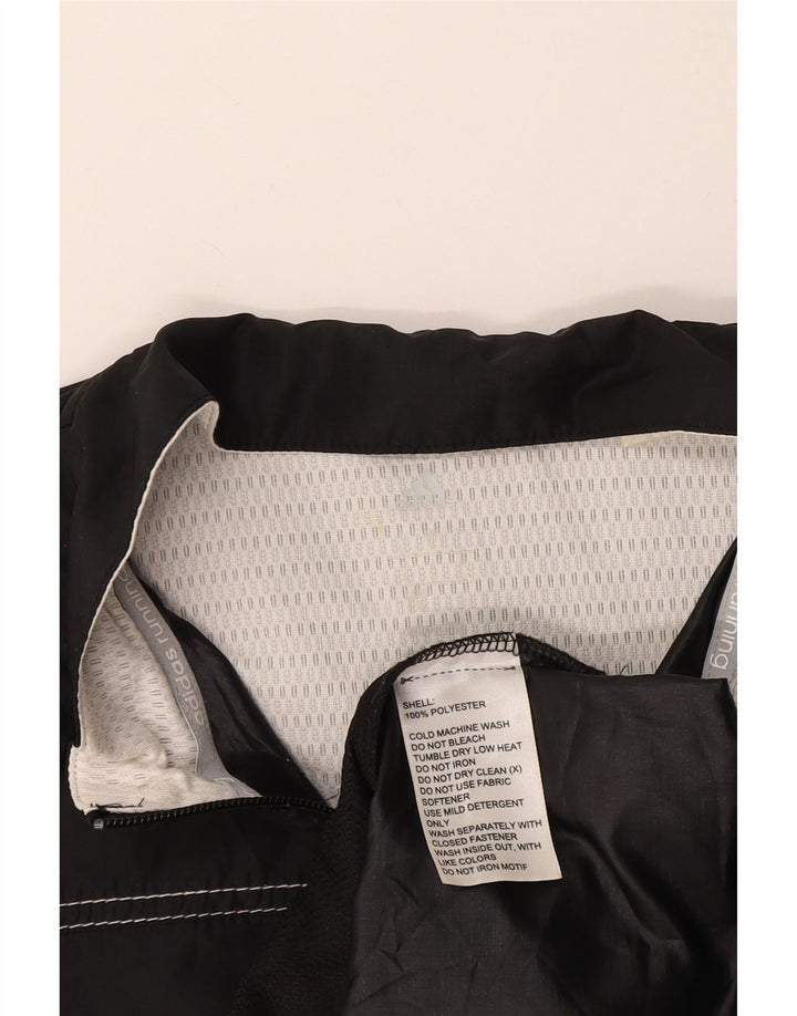 Męska kurtka dresowa ADIDAS, duża, czarna, z poliestru