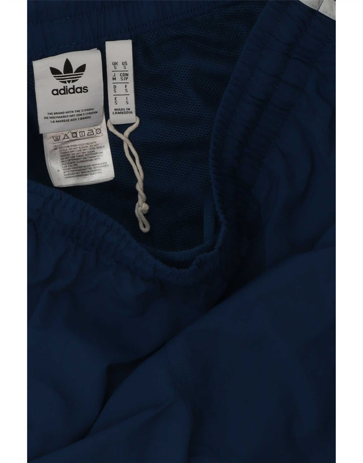 Adidas Męskie Spodenki Sportowe Małe Niebieskie Sportowe Poliester