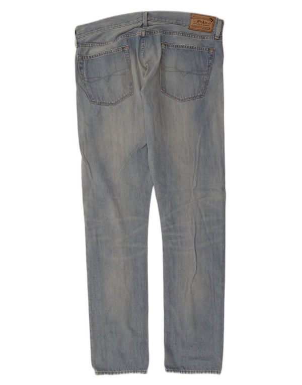 Polo Ralph Lauren Męskie jeansy slim W34 L34 Niebieskie bawełniane