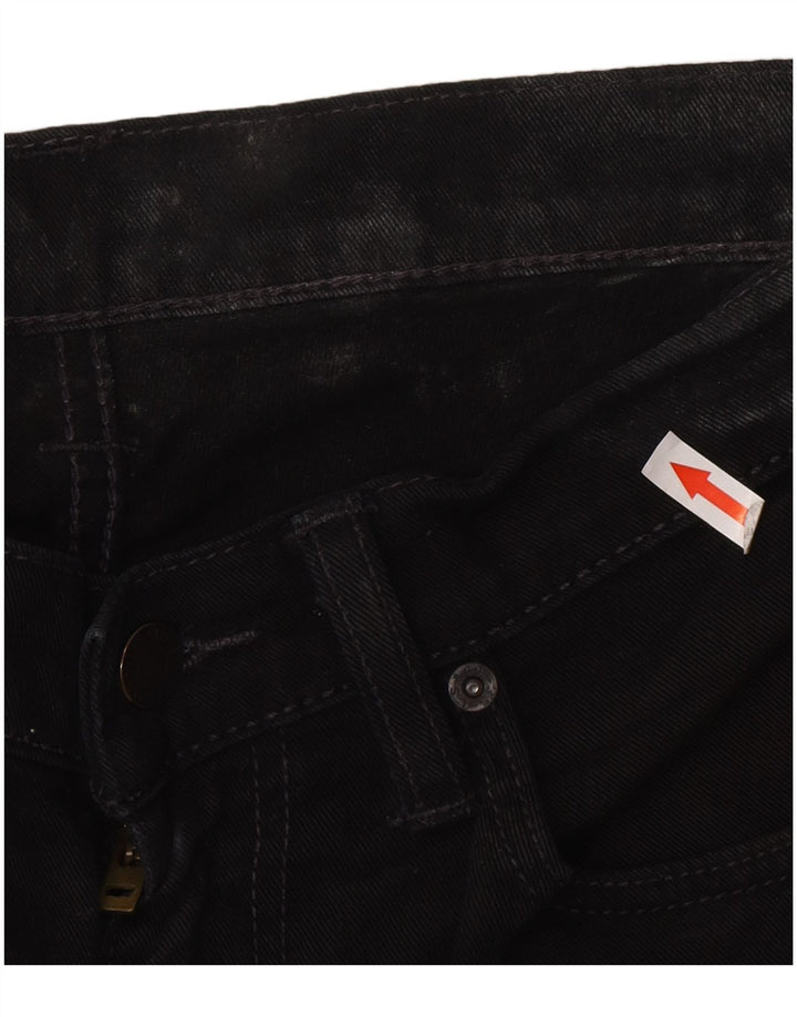 Męskie dżinsy Levi's 514 Straight W34 L32 Czarna bawełna
