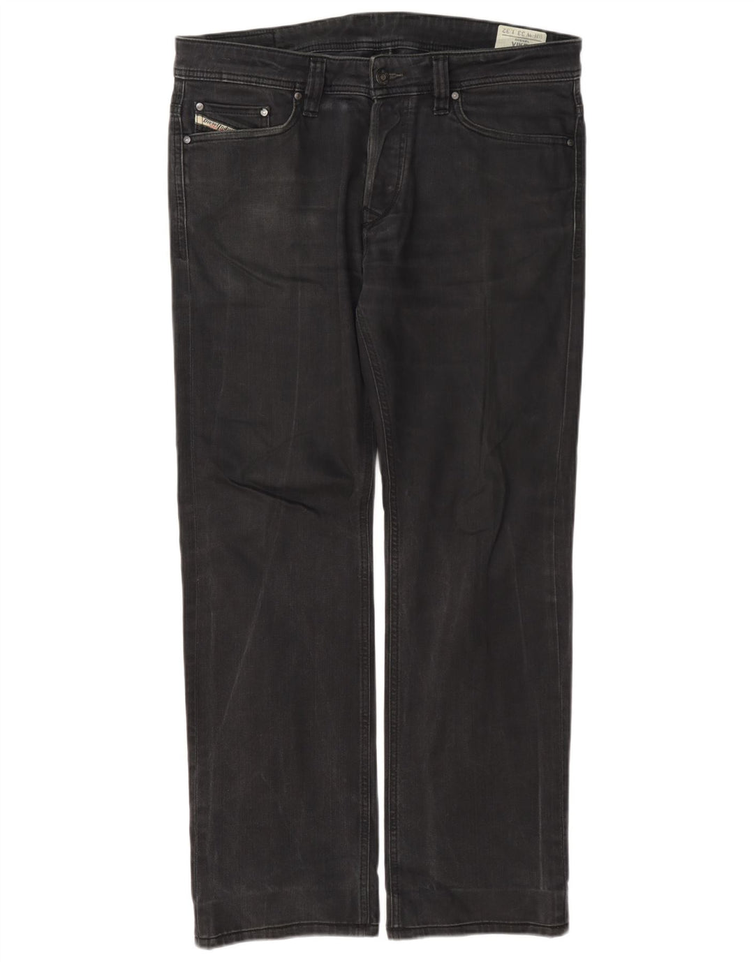 Męskie jeansy Diesel Viker Straight W33 L32 Szara bawełna