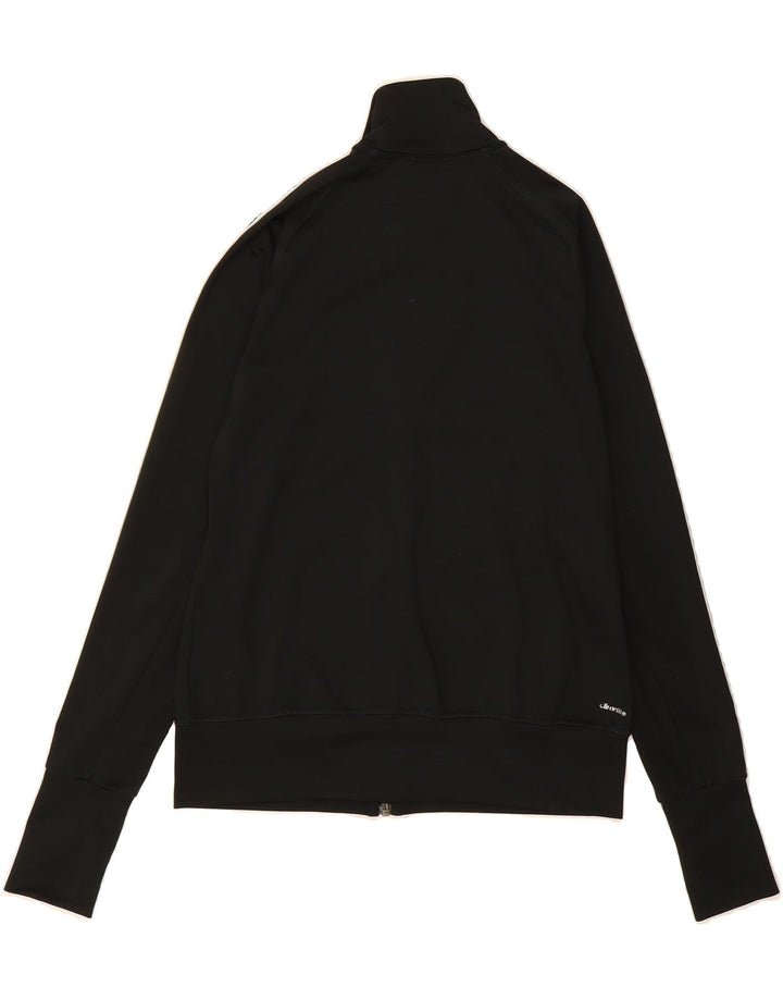 ADIDAS Womens Climalite Tracksuit Top Jacket UK 4/6 XS Black Polyester Vintage Adidas and Second-Hand Adidas from Messina Hembry 