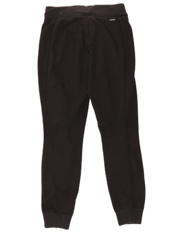 Damskie spodnie dresowe Adidas Graphic Joggers UK 4/6 XS Czarna bawełna