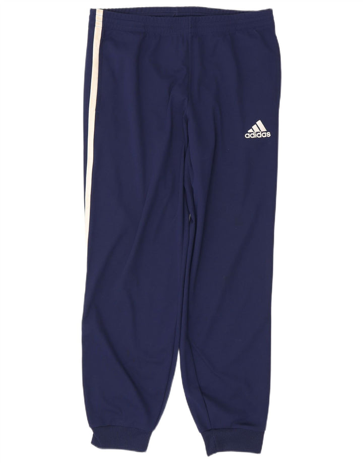 Męskie spodnie dresowe Adidas Climawarm, średnie granatowe