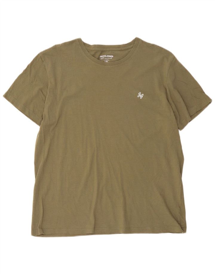 T-shirt męski Jack & Jones, rozmiar XL, khaki