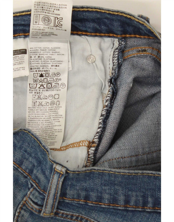 Męskie jeansy Levi's 511 Slim W34 L32 Niebieska bawełna