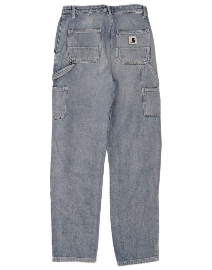 Damskie jeansy Carhartt Cargo Tapered W26 L29 Niebieskie