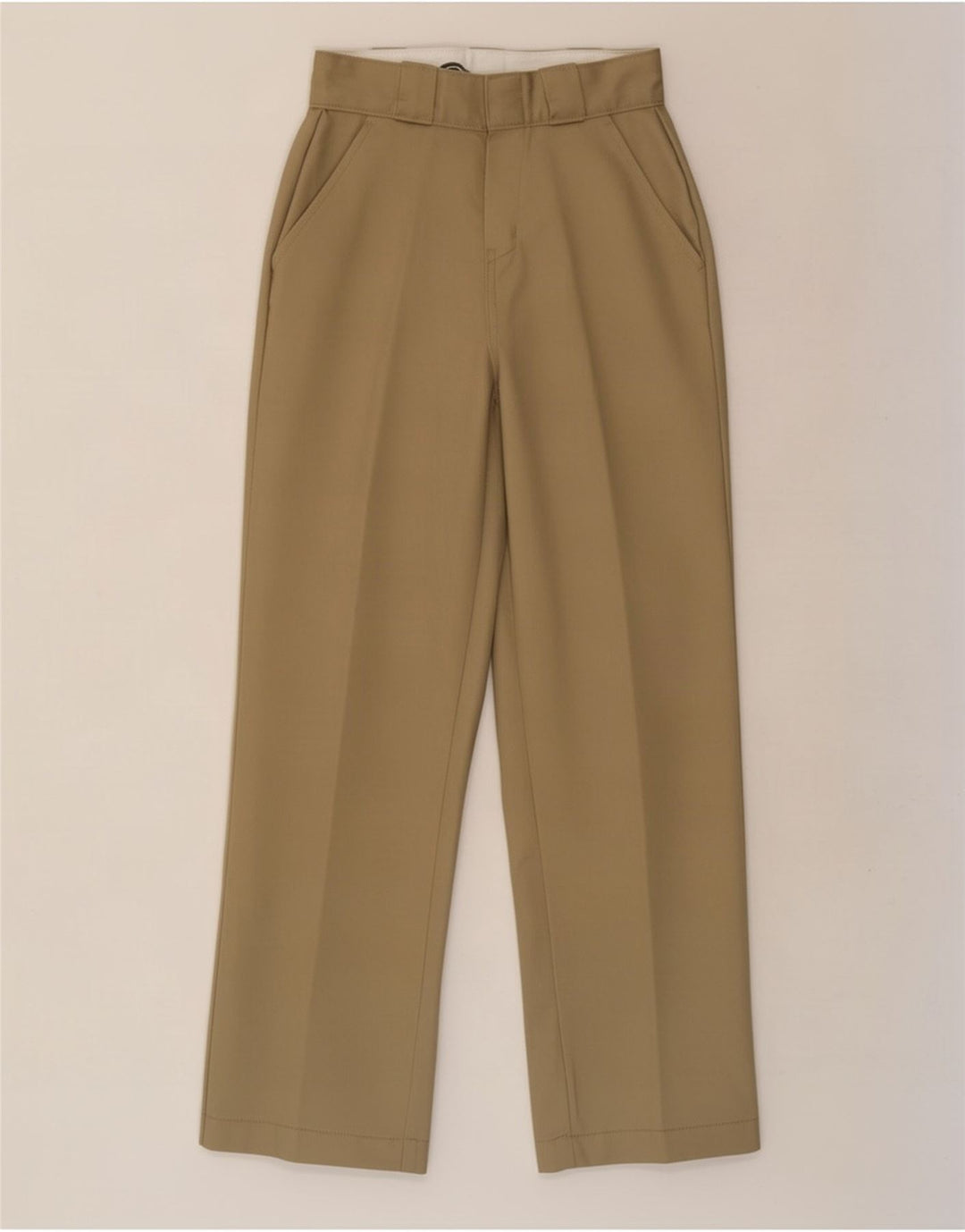 Spodnie damskie Dickies Straight Chino W24 L26 Beżowy poliester
