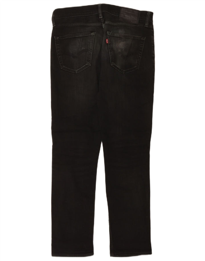 Męskie jeansy slim fit Levi's W31 L29 Czarna bawełna