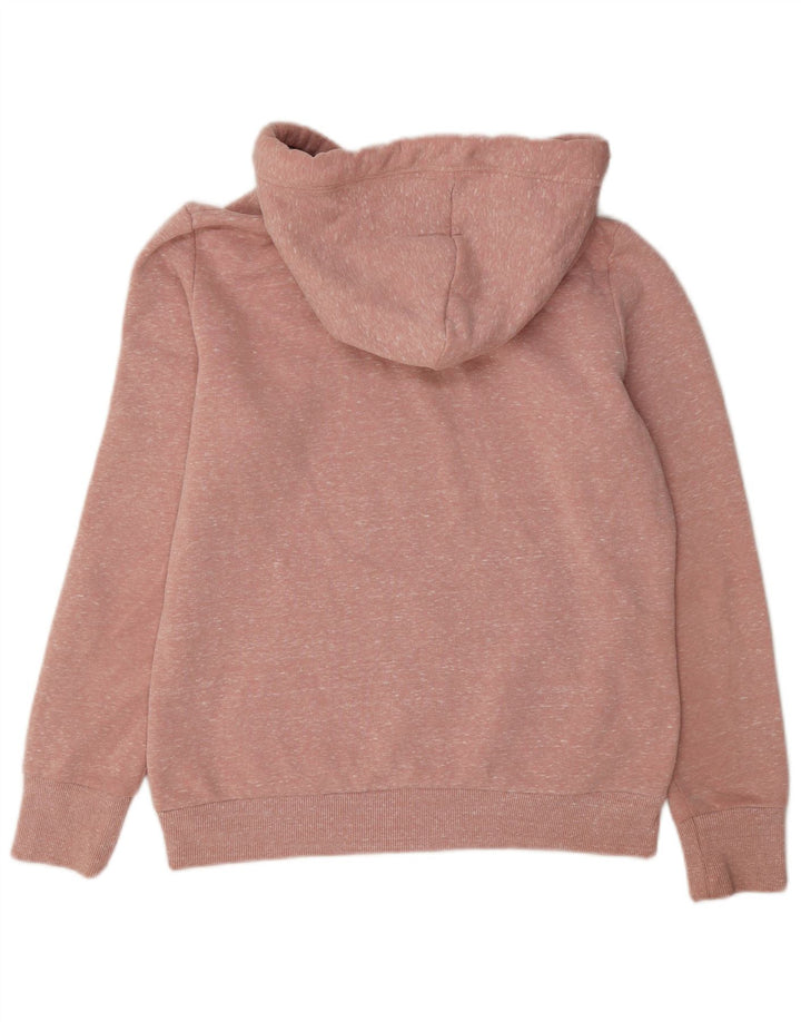Damski sweter z kapturem Superdry UK 12, średni, różowy, nakrapiany poliester