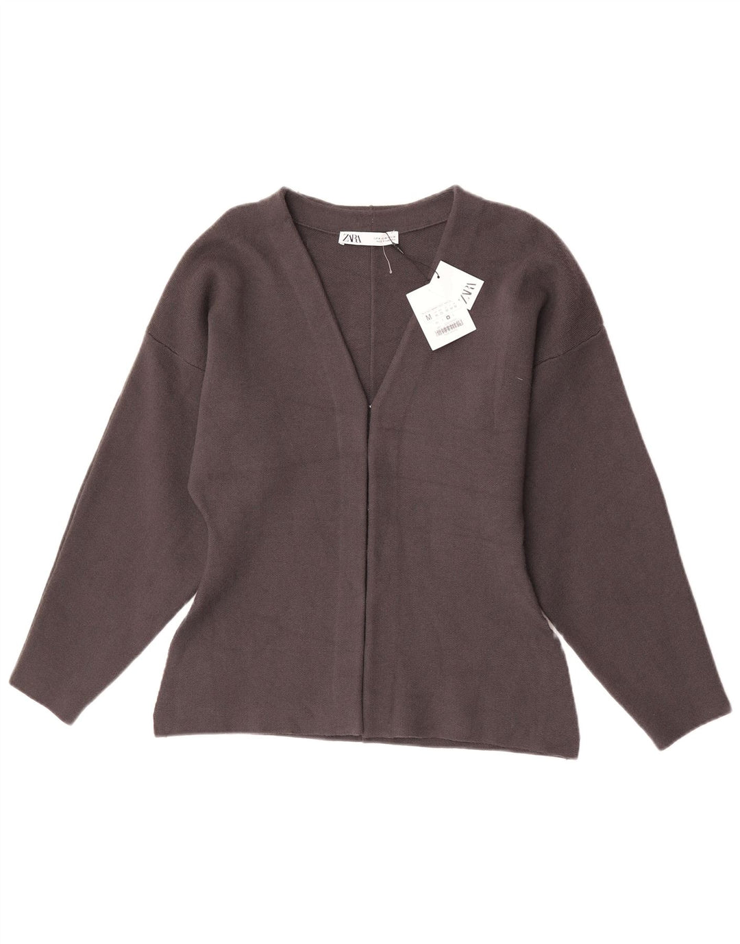 Sweter damski Zara Cardigan UK 12 Średni szary wiskoza