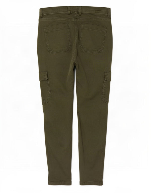 Marks & Spencer Damskie spodnie cargo UK 12 Medium W30 L27 Khaki