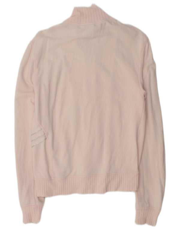 Damska bluza dresowa Adidas UK 14 Średnia różowa bawełna