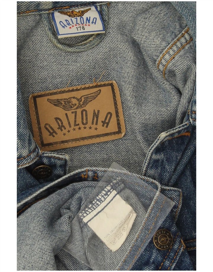 Męska kurtka dżinsowa Arizona UK 40, duża niebieska bawełna