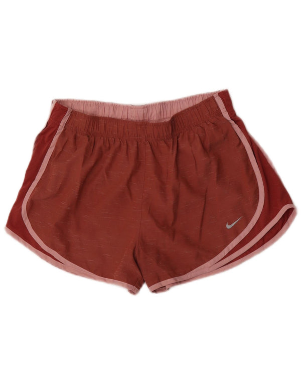Damskie spodenki sportowe Nike Dri Fit UK 14, duży, brązowy, nakrapiany poliester