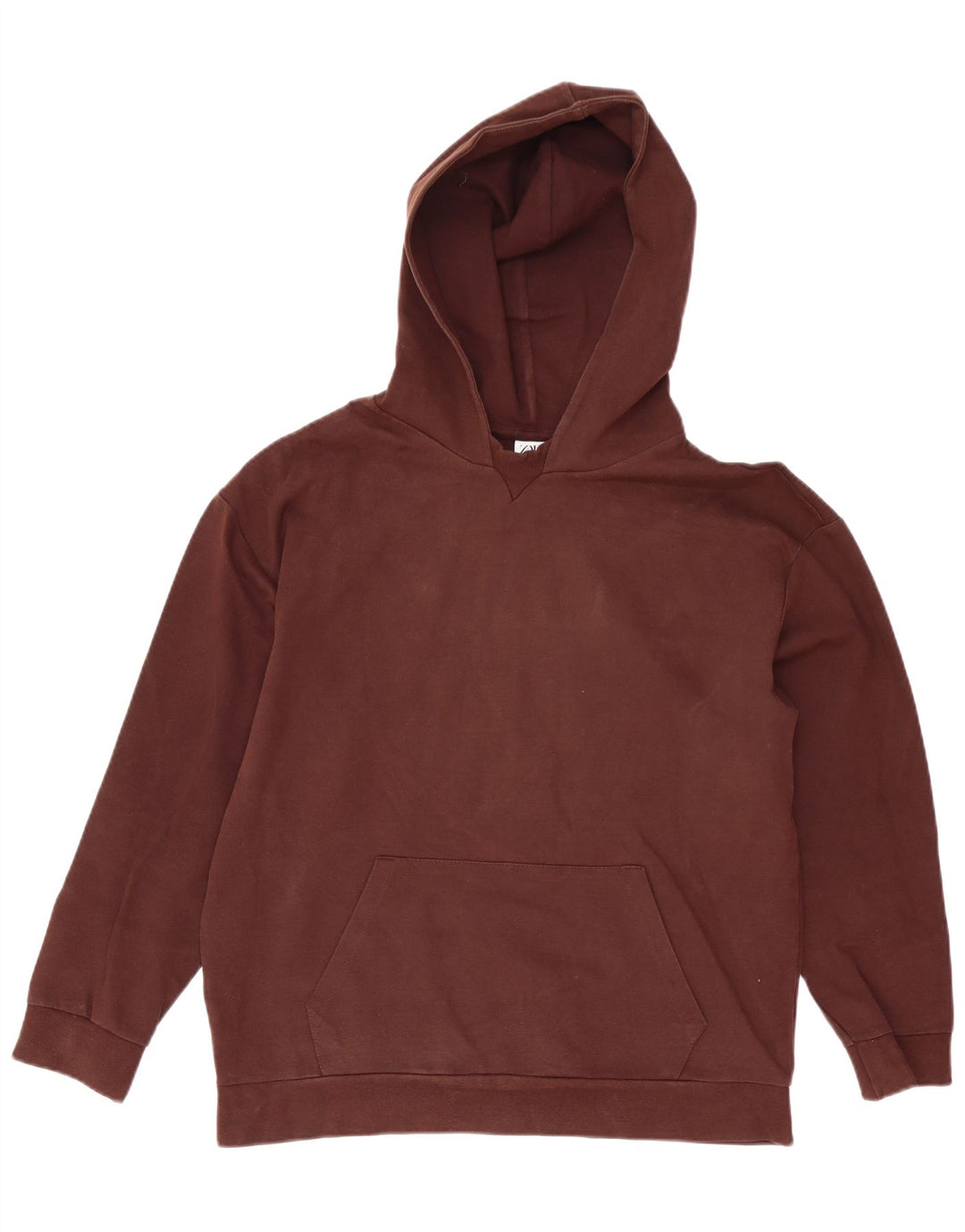 Męski sweter z kapturem Zara, duży, brązowy