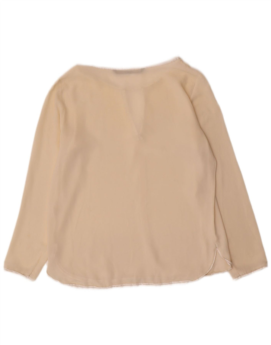 Damska bluzka z długim rękawem Zara Top UK 10 Small Beige