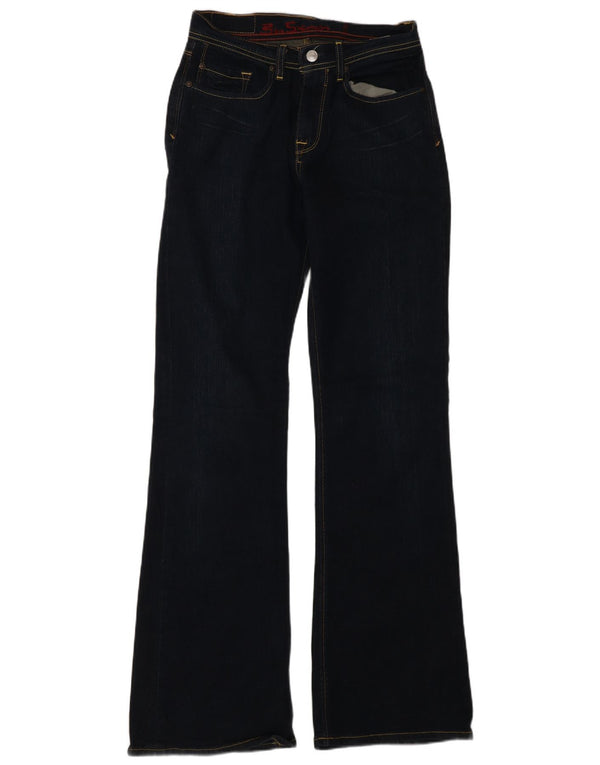 Damskie jeansy Bootcut Ben Sherman W28 L32 Granatowe, bawełniane