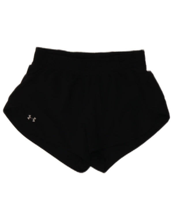Damskie spodenki sportowe Under Armour Heat Gear UK 6 XS, czarne, poliestrowe