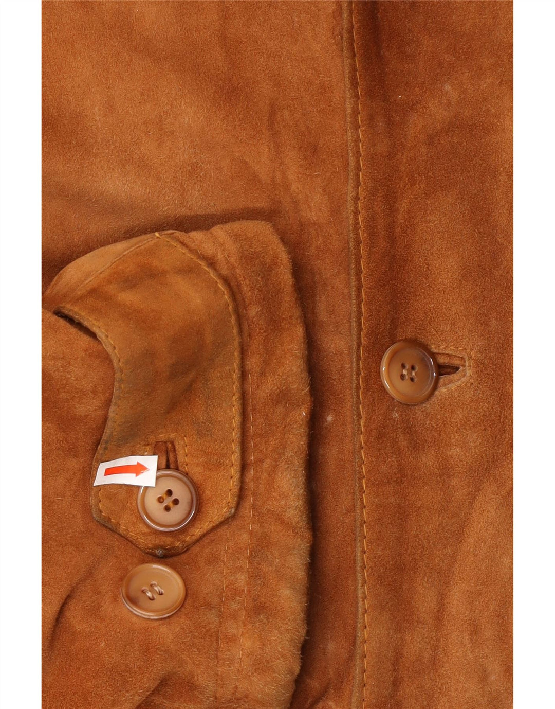 Zamszowa kurtka męska VINTAGE IT 52 XL w kolorze beżowym