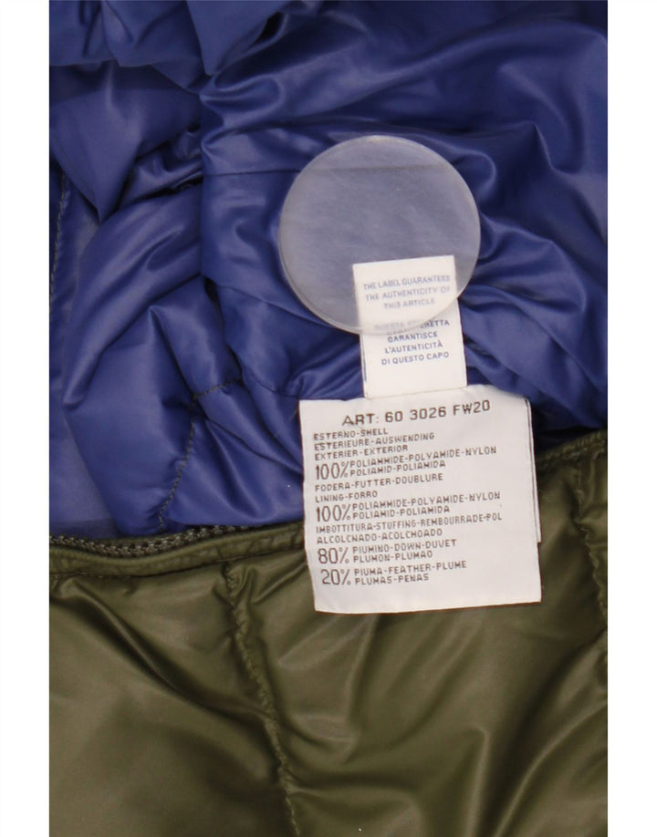 Męska wyściełana kurtka z kapturem North Sails UK 38, średni nylon khaki