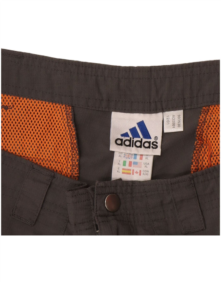 Adidas Męskie Spodenki Casual XL W38 Szary Poliester