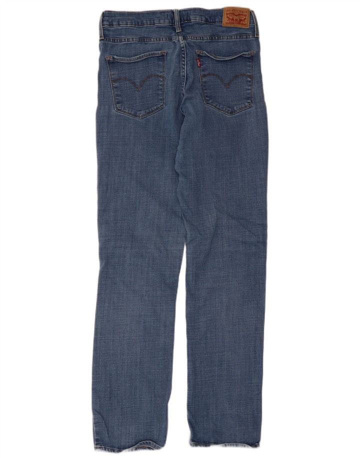 Damskie dżinsy Levi's 314 Shaping Straight W30 L32 Niebieska bawełna