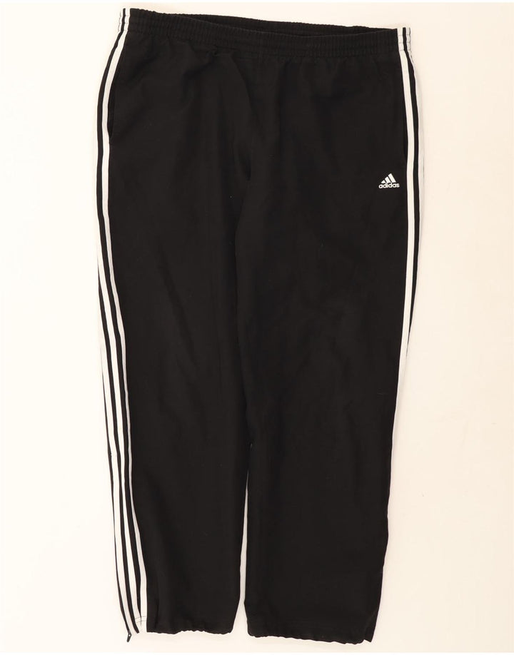 Męskie spodnie dresowe Adidas Climalite XL, czarne, poliestrowe