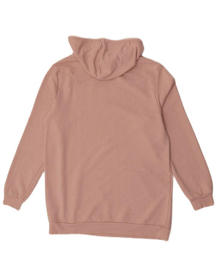 Marks & Spencer Damski sweter z kapturem, UK 12, średni, różowy, bawełniany