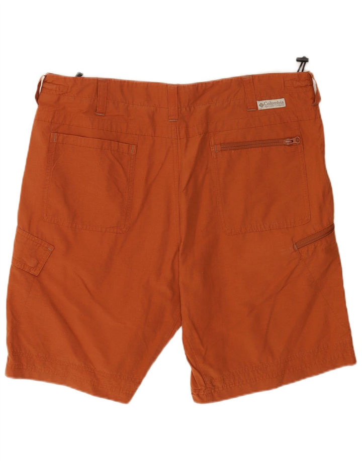 Męskie spodenki cargo Columbia W36, duże, brązowe, bawełniane
